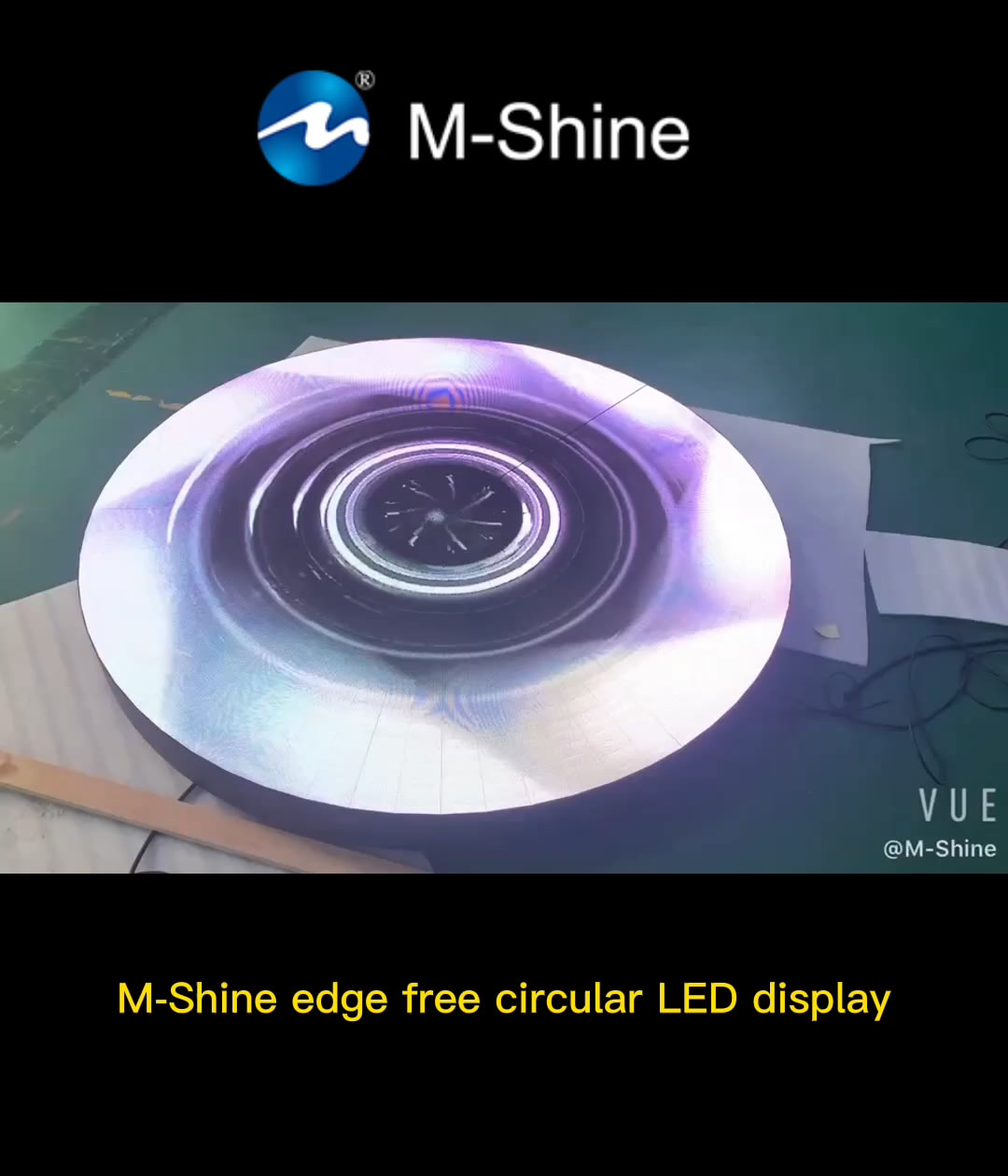 M-Shine无边缘圆形LED显示屏